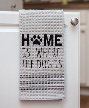 Dish Towel Home is Where the Dog is