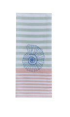 Dish Towel Embroidered Shell