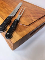 CHERRY LIVE-EDGE (SLICER SERIES) CARVING BOARD