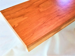 Solid Cherry   Flat-Edge Floating Shelf Kit