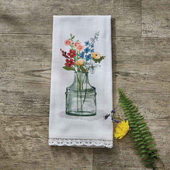 wildflowers dish towel treasuredcountrygifts.com