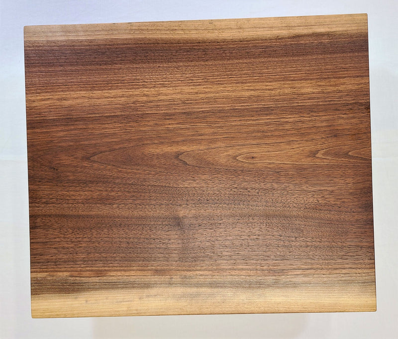 ZimBOARD Live-Edge Black Walnut "FLAT TOP" Cutting Board