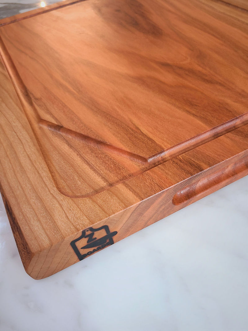 ZimBOARD Live-Edge Black Cherry "SLICER" Cutting Board