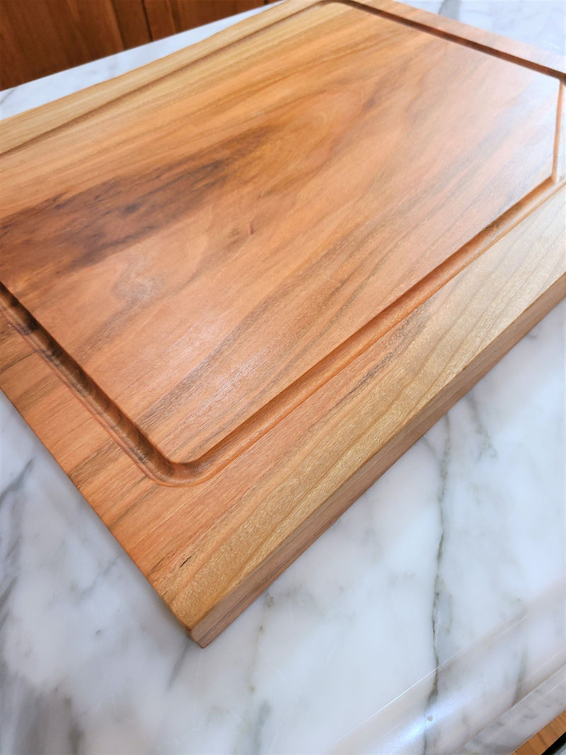 ZimBOARD Live-Edge Black Cherry "SLICER" Cutting Board