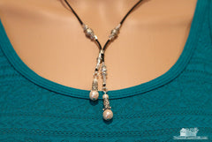 Pearl Lariat Handmade Necklace
