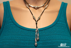 Silver Lariat Handmade Necklace